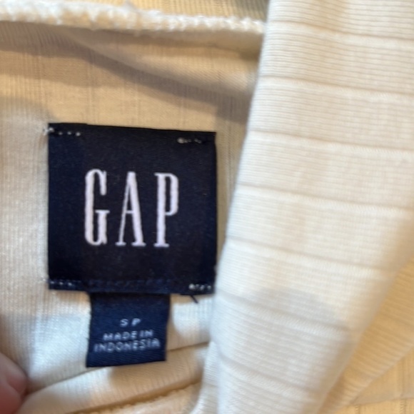 GAP cream coloured mock turtle neck long sleeved body suit - Picture 3 of 5